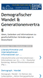 Mobile Screenshot of demografischer-wandel.blogspot.com