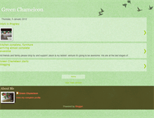 Tablet Screenshot of greenchameleoncafe.blogspot.com