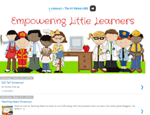 Tablet Screenshot of empoweringlittlelearners.blogspot.com