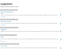 Tablet Screenshot of budgetbiker.blogspot.com