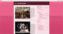 Desktop Screenshot of forsmartgirls.blogspot.com