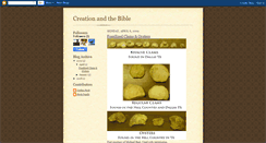 Desktop Screenshot of biblicalcreation.blogspot.com