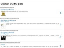 Tablet Screenshot of biblicalcreation.blogspot.com