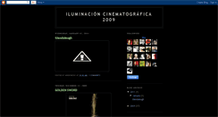 Desktop Screenshot of iluminacion-cinematografica-2009.blogspot.com