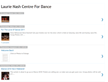 Tablet Screenshot of laurienashcentrefordance.blogspot.com