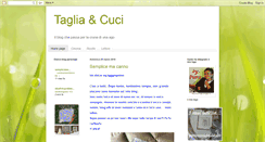 Desktop Screenshot of cucietaglia.blogspot.com