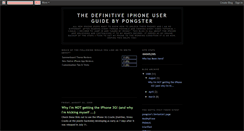 Desktop Screenshot of pongster.blogspot.com