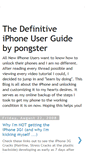 Mobile Screenshot of pongster.blogspot.com