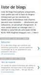 Mobile Screenshot of blogliste.blogspot.com