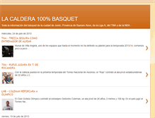 Tablet Screenshot of lacaldera100basquet.blogspot.com
