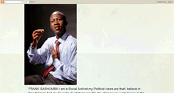 Desktop Screenshot of frankgashumba.blogspot.com