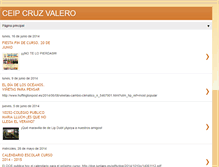 Tablet Screenshot of ceipcruzvalero.blogspot.com