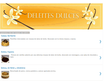 Tablet Screenshot of deleitesdulces.blogspot.com