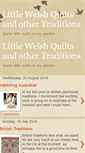 Mobile Screenshot of littlewelshquiltsandothertraditions.blogspot.com