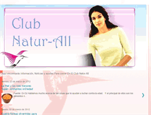 Tablet Screenshot of clubnaturall.blogspot.com