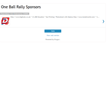 Tablet Screenshot of oneballrallysponsors.blogspot.com