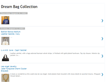 Tablet Screenshot of dreambagcollection.blogspot.com