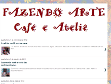 Tablet Screenshot of cafefazendoarte.blogspot.com