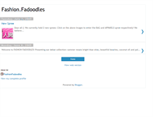 Tablet Screenshot of fashionfadoodles.blogspot.com