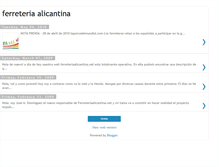 Tablet Screenshot of ferreteriaalicantina.blogspot.com