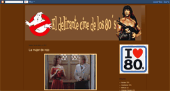 Desktop Screenshot of eldelirantecinedelos80s.blogspot.com