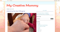 Desktop Screenshot of mycreativemommy.blogspot.com