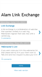 Mobile Screenshot of alamlinkexchange.blogspot.com
