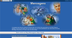 Desktop Screenshot of mensagemaisvoce.blogspot.com