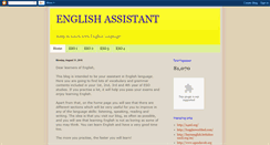 Desktop Screenshot of englishassistant.blogspot.com