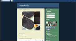Desktop Screenshot of dyeandprints.blogspot.com