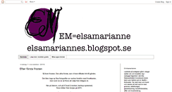 Desktop Screenshot of elsamariannes.blogspot.com