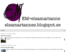 Tablet Screenshot of elsamariannes.blogspot.com