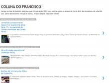 Tablet Screenshot of colunadofrancisco.blogspot.com