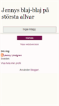 Mobile Screenshot of jennylindgrens.blogspot.com