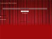 Tablet Screenshot of leonardobermudezactor.blogspot.com