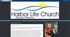 Desktop Screenshot of harborlifechurch.blogspot.com