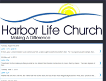 Tablet Screenshot of harborlifechurch.blogspot.com