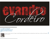 Tablet Screenshot of evandrocordeirooficial.blogspot.com