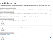 Tablet Screenshot of my-life-in-stitches.blogspot.com