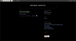 Desktop Screenshot of bosquemagico.blogspot.com