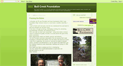 Desktop Screenshot of bullcreekfoundation.blogspot.com