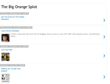 Tablet Screenshot of bigorangesplot.blogspot.com
