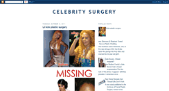 Desktop Screenshot of newcelebritysurgery.blogspot.com