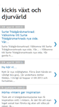 Mobile Screenshot of kickisvaxterochdjur.blogspot.com