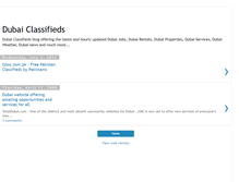 Tablet Screenshot of dubai-classifieds.blogspot.com