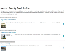 Tablet Screenshot of mercedcountyfoodjunkie.blogspot.com