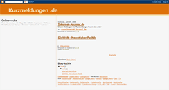 Desktop Screenshot of meldungen.blogspot.com