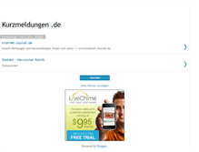 Tablet Screenshot of meldungen.blogspot.com