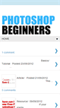 Mobile Screenshot of photoshopbeginners.blogspot.com