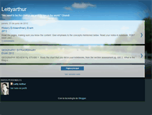 Tablet Screenshot of lettyarthur.blogspot.com